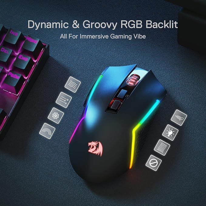 Redragon M693 Wireless Bluetooth Gaming Mouse