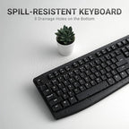 Rapoo X1800Pro Wireless Optical Mouse & Keyboard Combo 1000DPI
