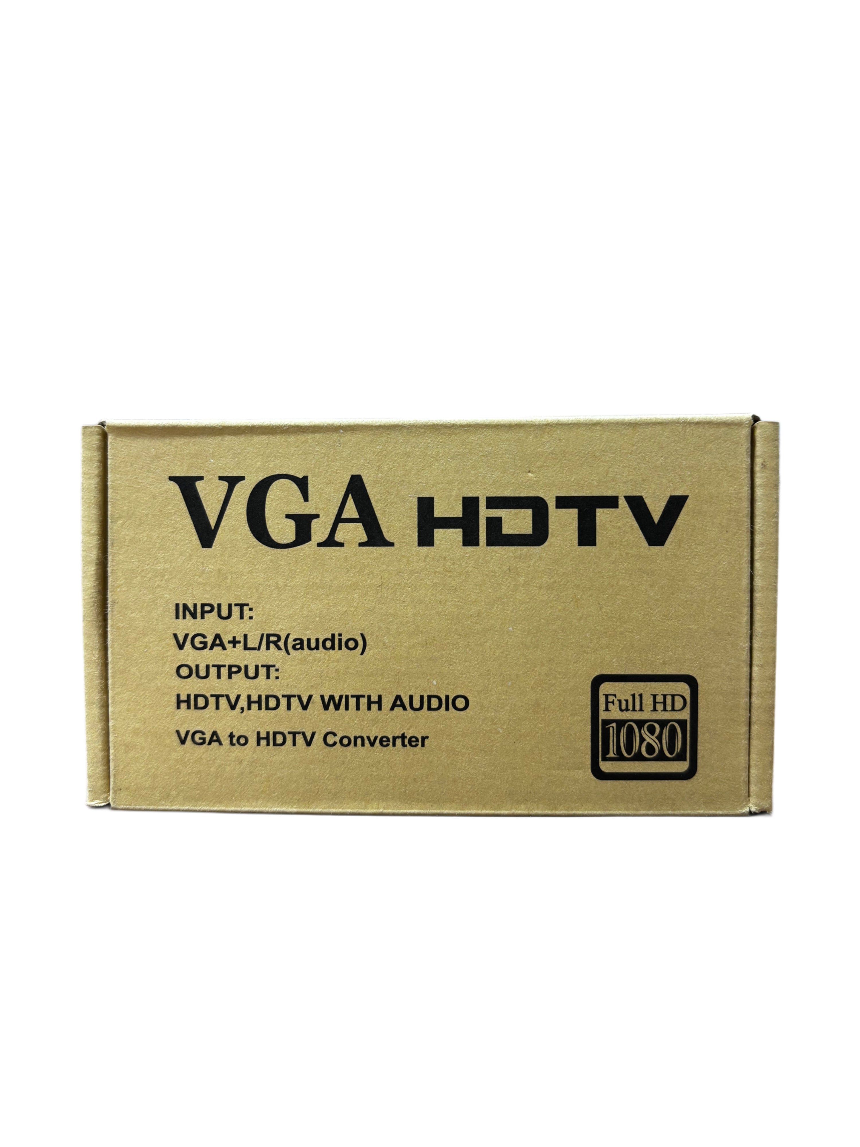 محول من VGA إلى HDTV دقة Full HD 1080p مع مخرج صوت - موديل AY22 