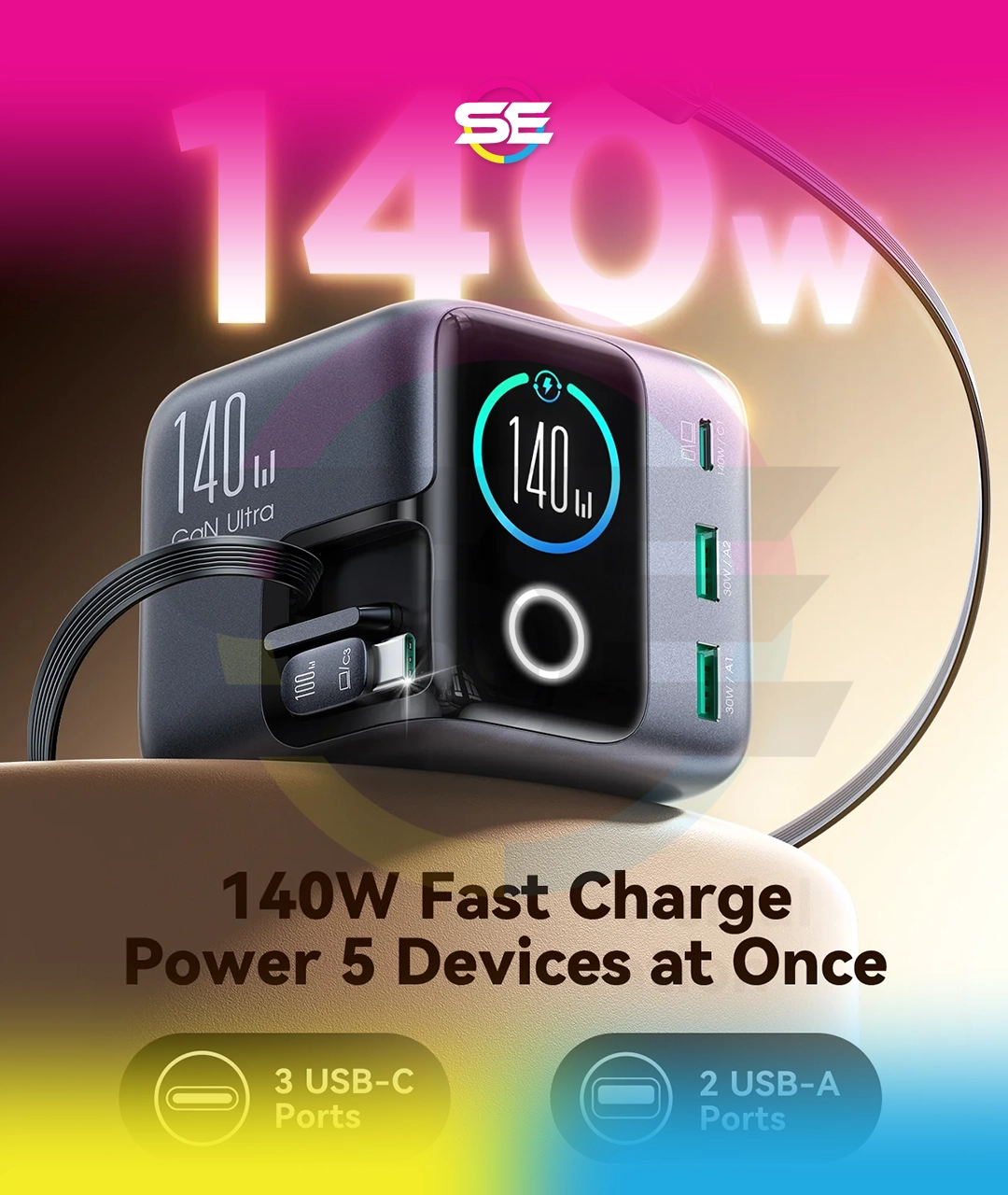 JOYROOM Podix JR-TRD01 GaN 140W Desktop Charger