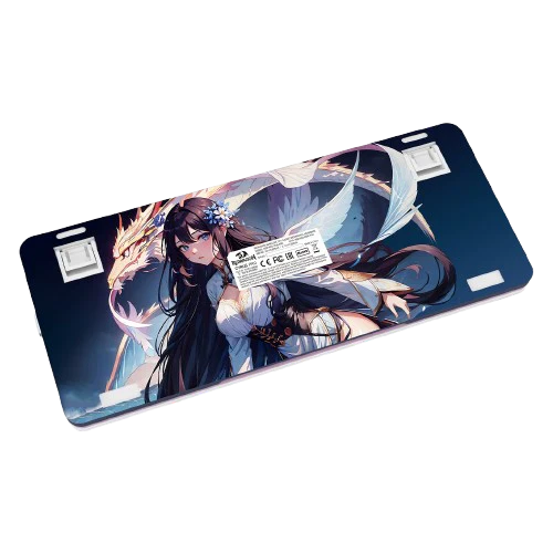 Redragon K681 ACG RGB Wireless Tri-Mode Gasket Hot-Swap Mechanical Gaming Keyboard – 75% Layout, Knob, Anime ACG Design, 2.4G + Bluetooth + Wired