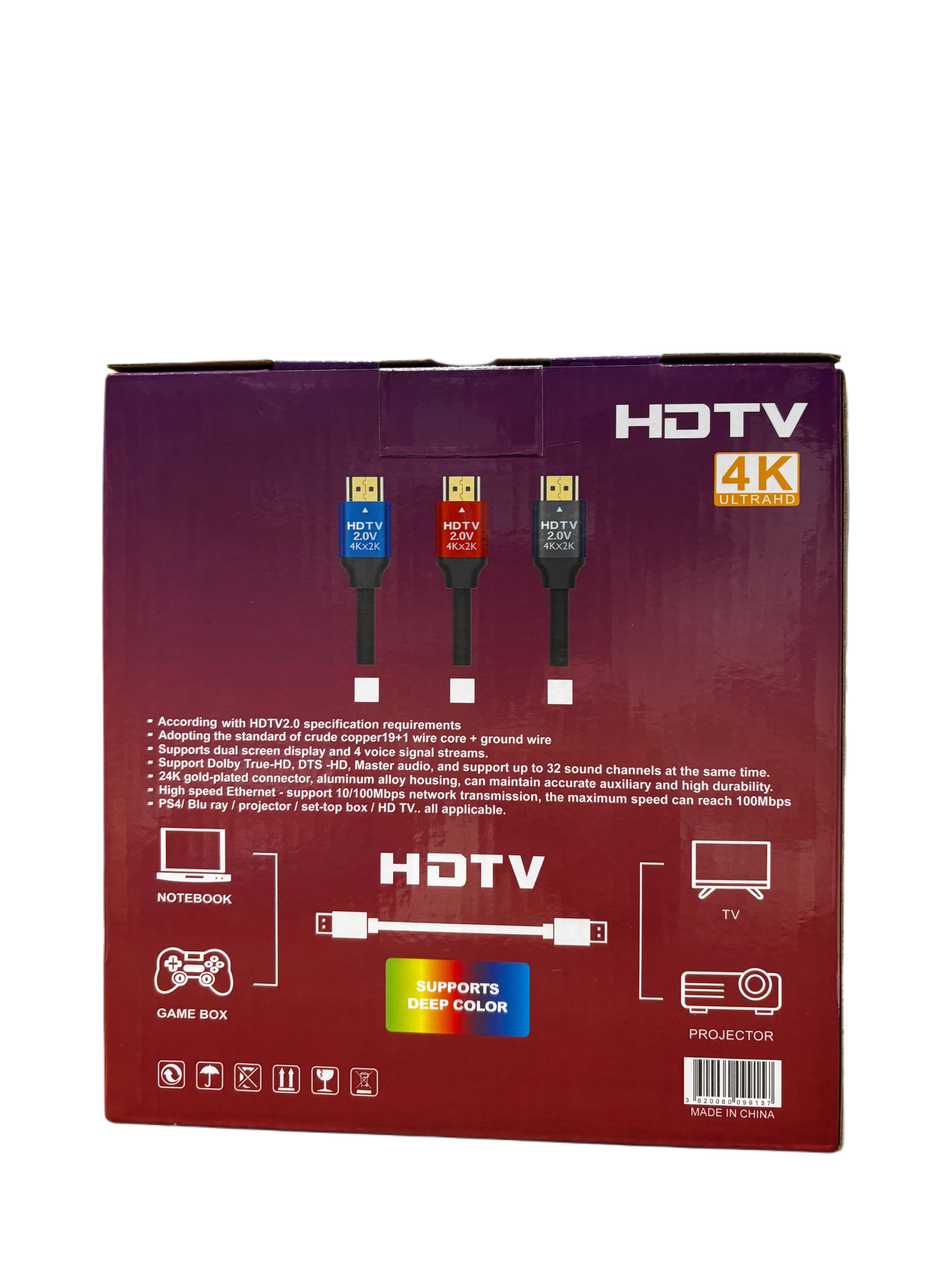 HDTV Premium High Speed Cable 4K - 5m