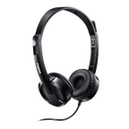 Rapoo H100 Wired Stereo Headset with Noise-Canceling Mic