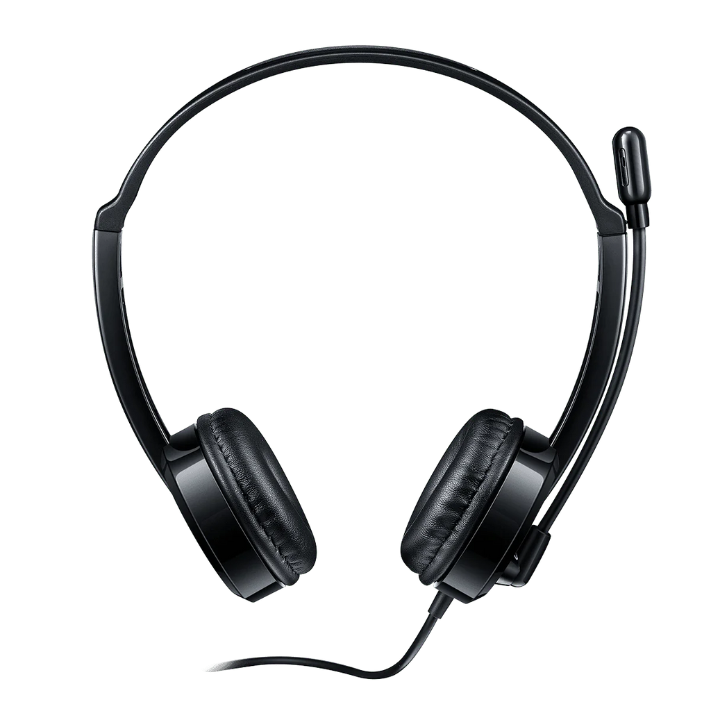Rapoo H100 Wired Stereo Headset with Noise-Canceling Mic