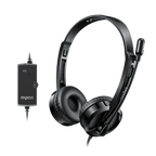 Rapoo H120 Wired USB Stereo Headset with Noise-Reduction Mic