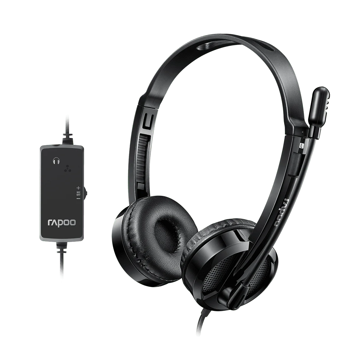 Rapoo H120 Wired USB Stereo Headset with Noise-Reduction Mic