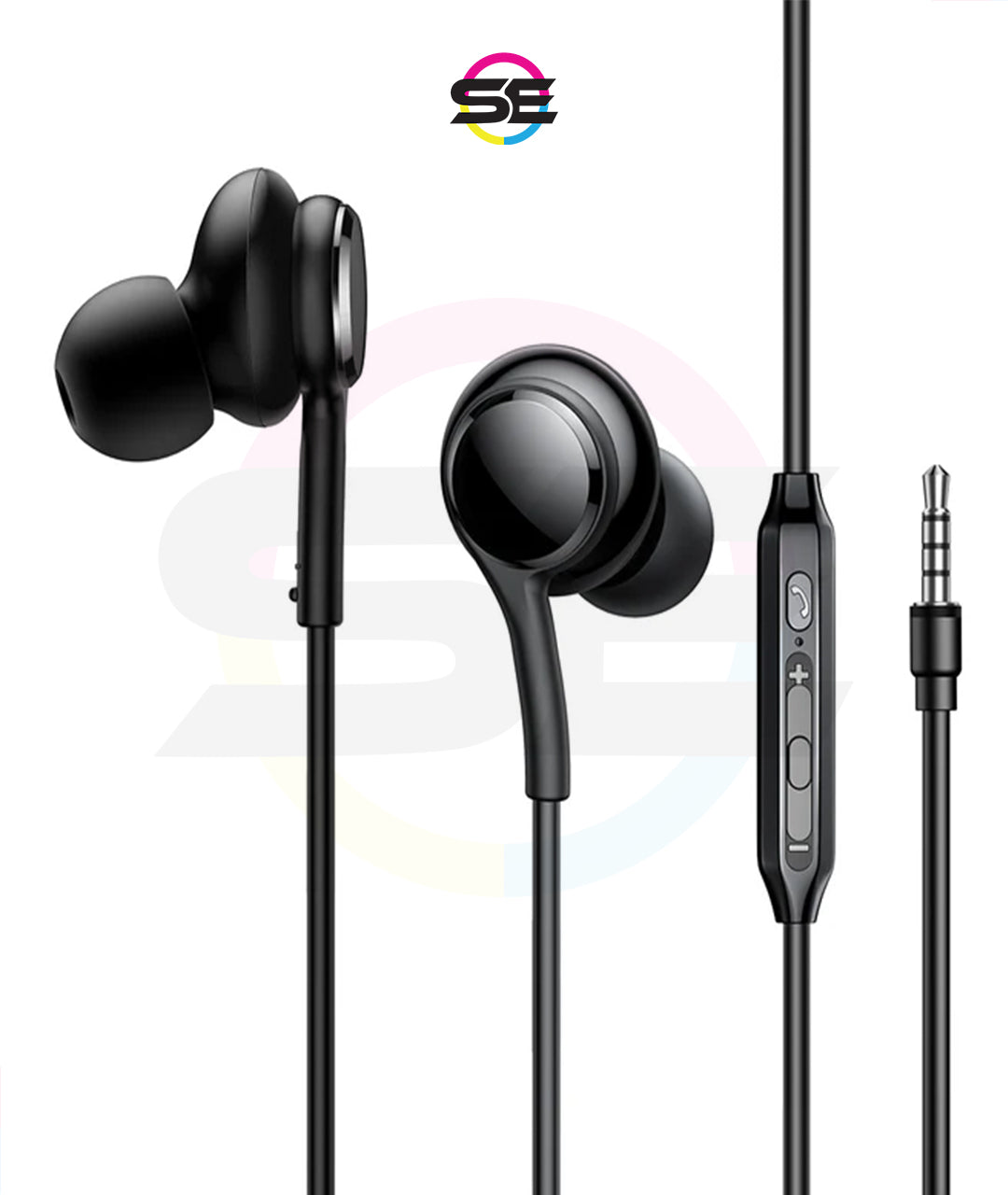 Joyroom JR-EW02 Wired Series In-Ear Earbuds – White / Black