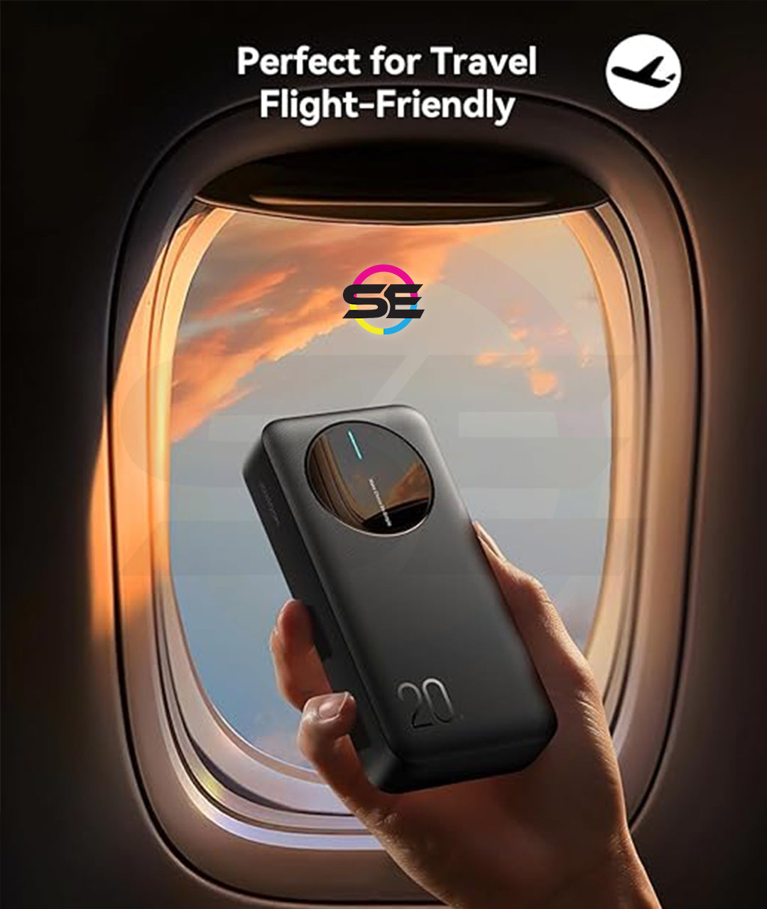 Joyroom JR-PBF14 20000mAh 2.4A LED Power Bank – Black