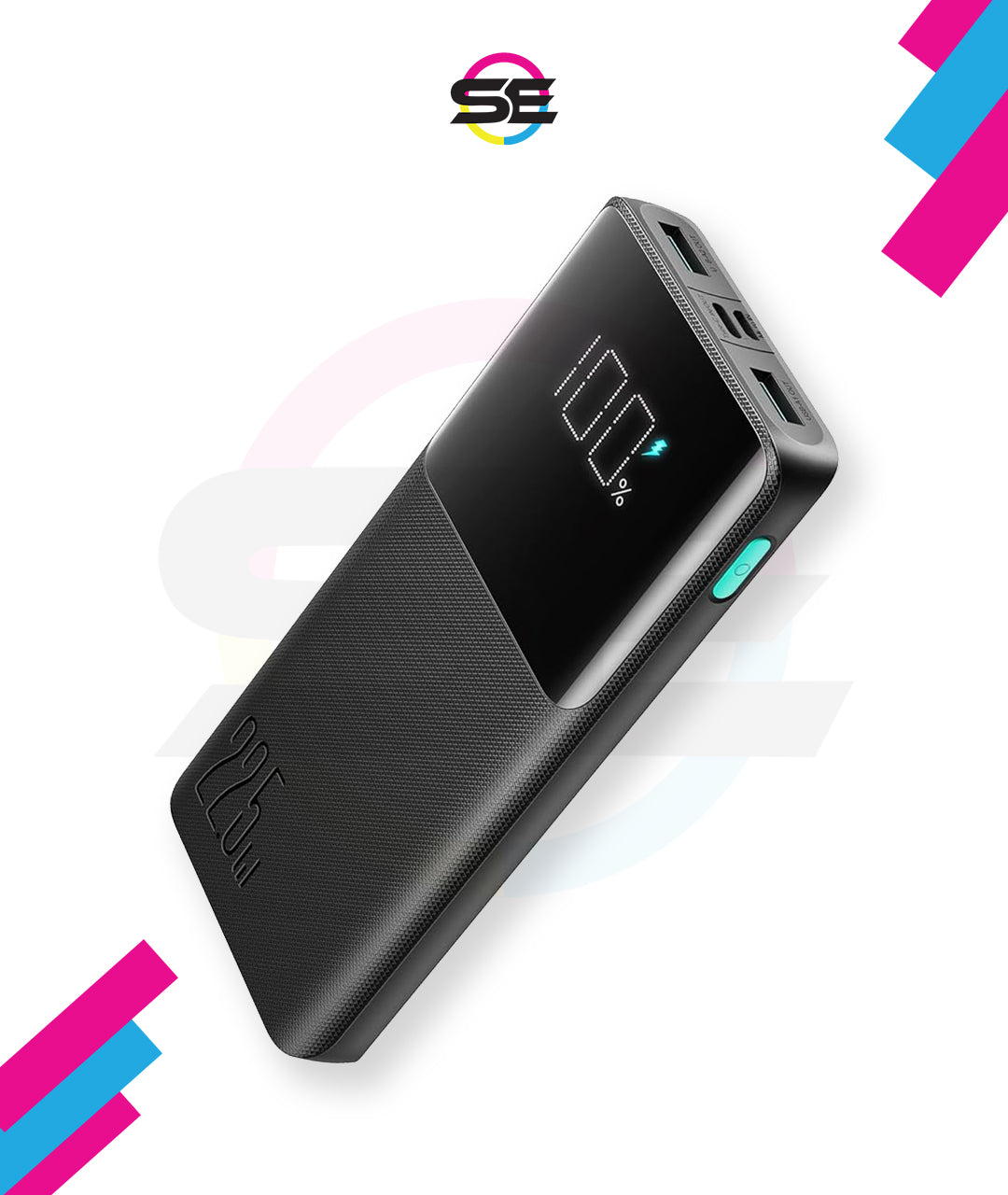 Joyroom JR-QP191 22.5W 10000mAh Power Bank with Digital Display – Black