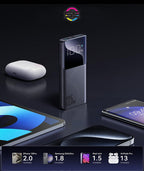 Joyroom JR-QP191 22.5W 10000mAh Power Bank with Digital Display – Black