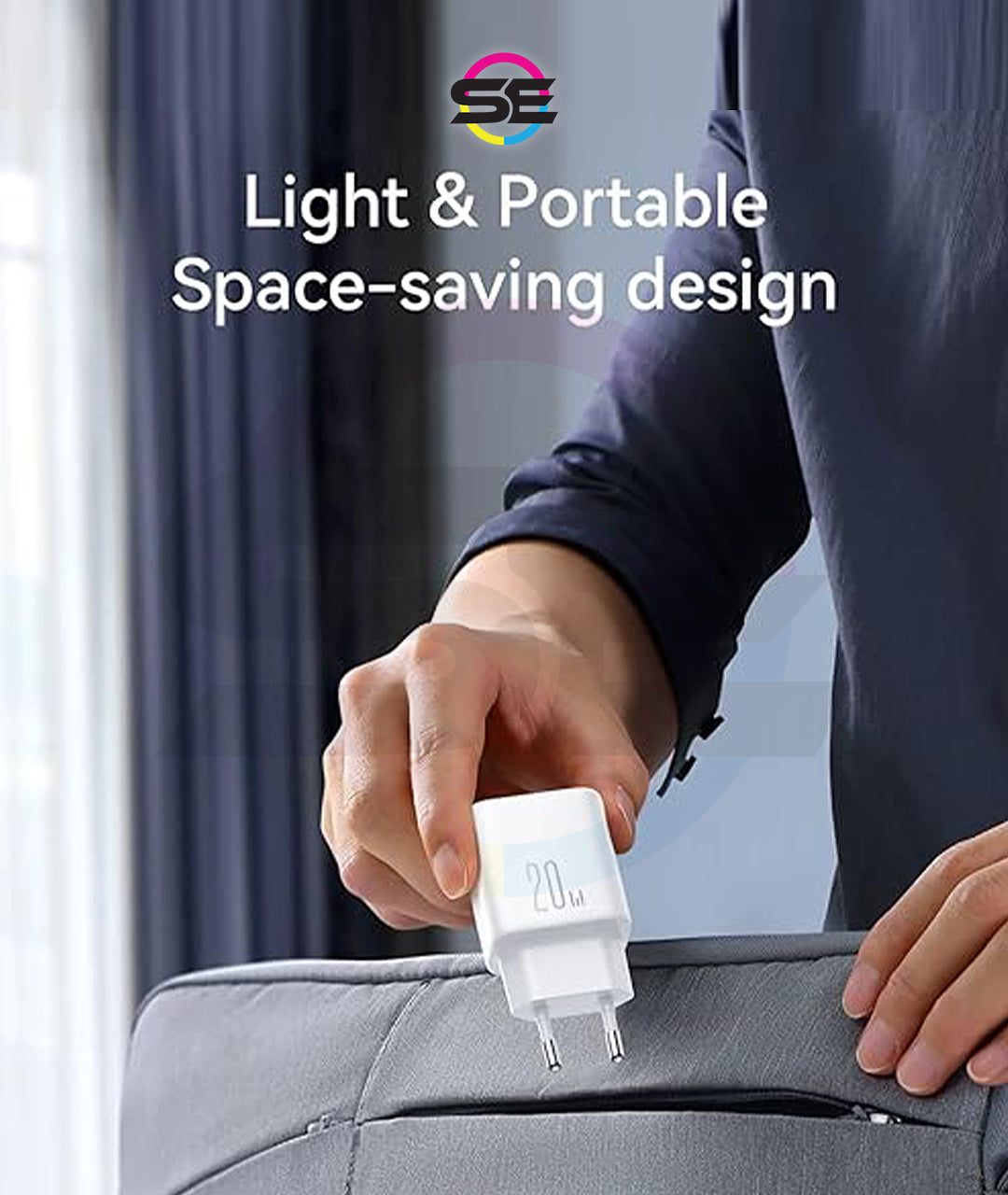 Joyroom JR-TCF20 20W USB-C PD Fast Wall Charger – Compact Travel Adapter