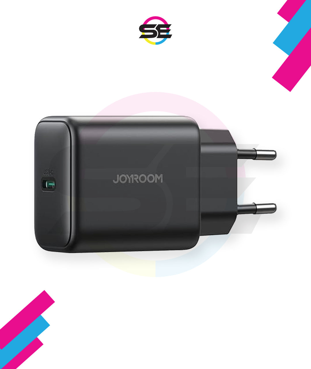 Joyroom JR-TCG13 45W GaN USB-C Fast Charger – Black