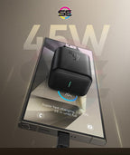Joyroom JR-TCG13 45W GaN USB-C Fast Charger – Black