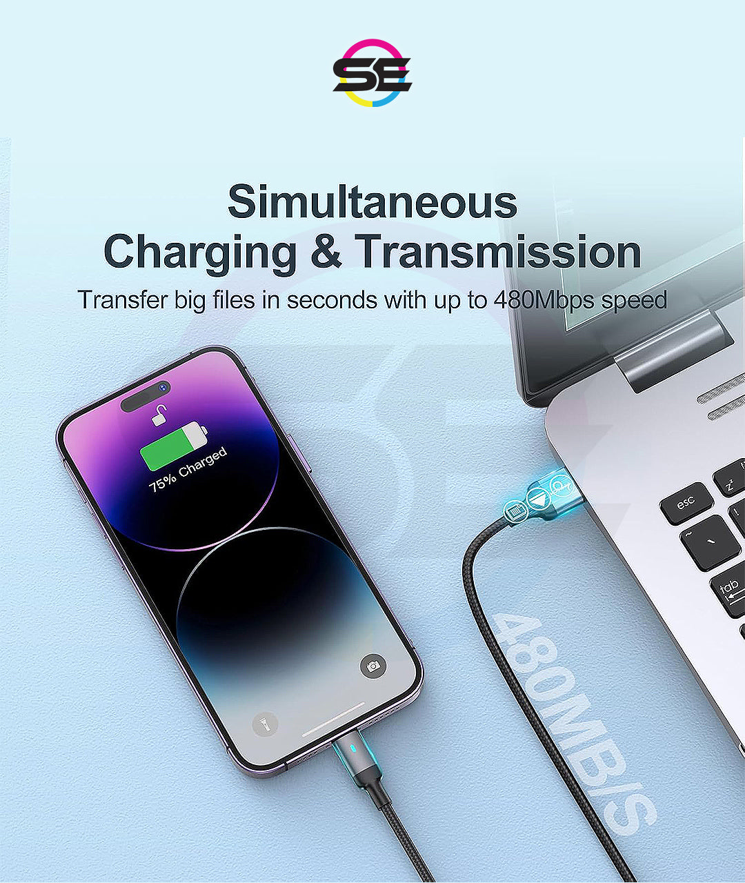 Joyroom S-A10 Extraordinary Series USB-A to Lightning Cable 3A 1.2m