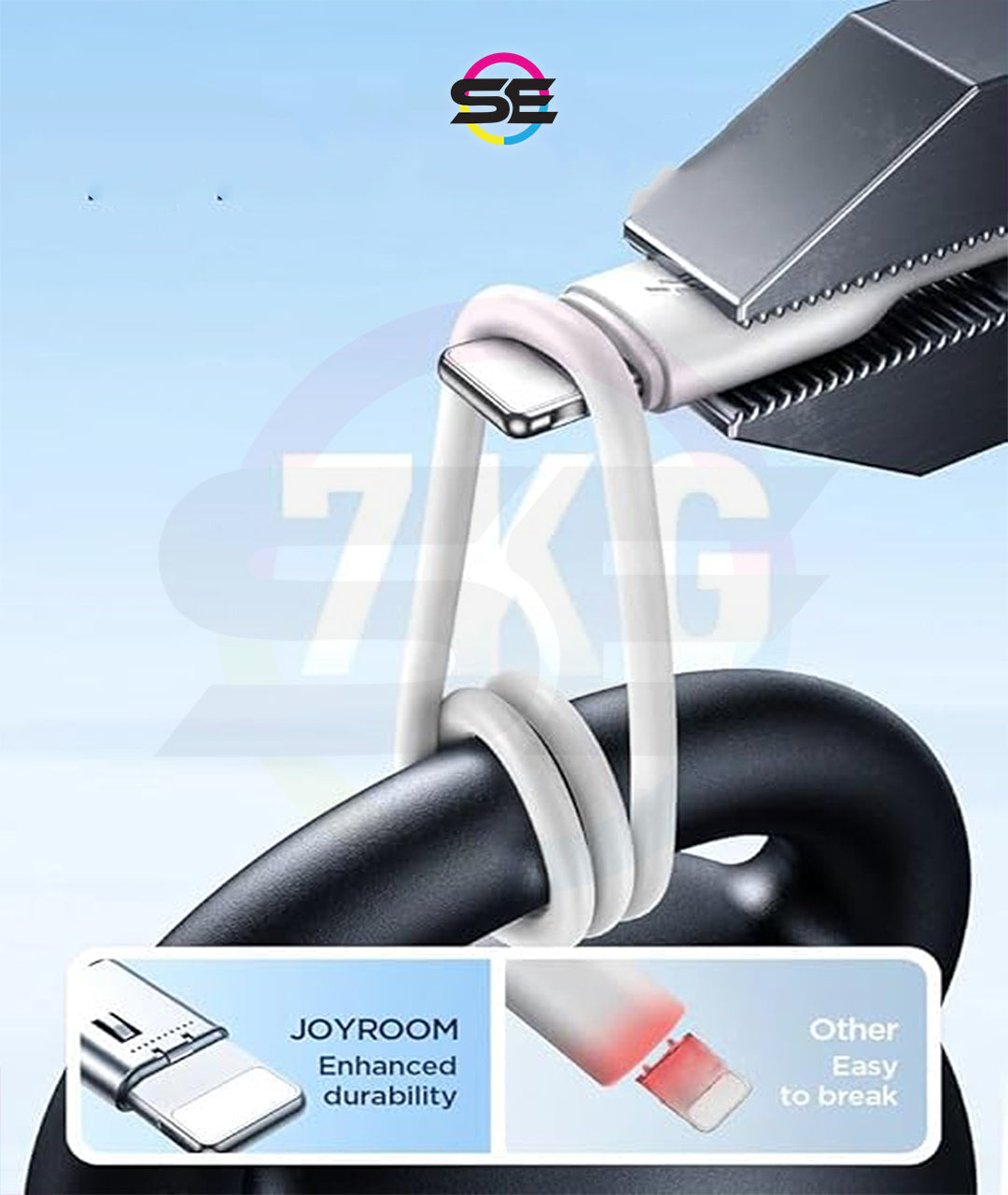 Joyroom S-A26 Flash-Charge Series 60W USB-C to USB-C Fast Charging Cable 1m Nylon Braided Black