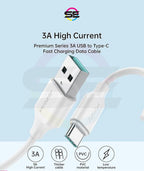 Joyroom USB C Cable 3A Super Fast Charger 1m Reinforced