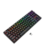 Redragon K552 KUMARA PRO RGB Wireless Mechanical Gaming Keyboard – 87 Keys TKL, Red Switch – Black