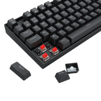 Redragon K552 KUMARA PRO RGB Wireless Mechanical Gaming Keyboard – 87 Keys TKL, Red Switch – Black