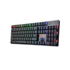 Redragon K535 APAS RGB Low Profile Wired Mechanical Gaming Keyboard – 104 Keys, Blue Switch, Macro – Black