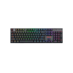 Redragon K535 APAS RGB Low Profile Wired Mechanical Gaming Keyboard – 104 Keys, Blue Switch, Macro – Black