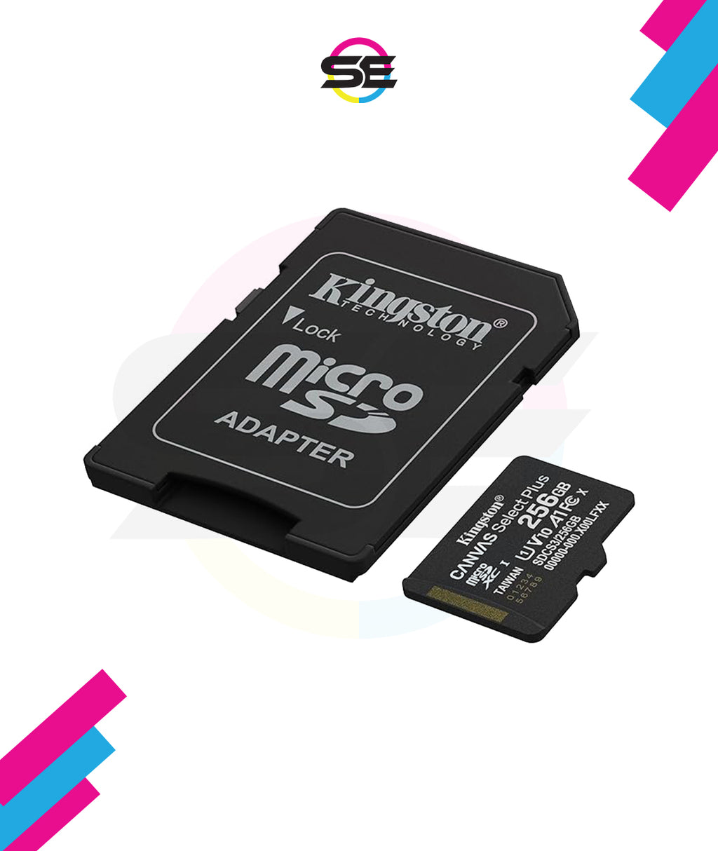 Kingston Canvas Select Plus microSD Memory Card 256GB