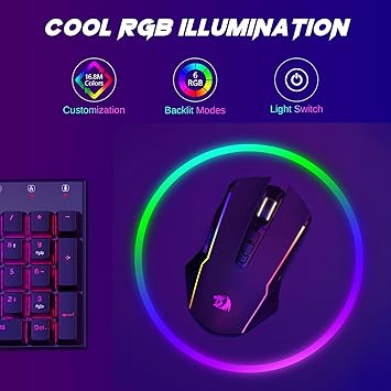 Redragon M914-RGB Tri-Mode Wireless Gaming Mouse