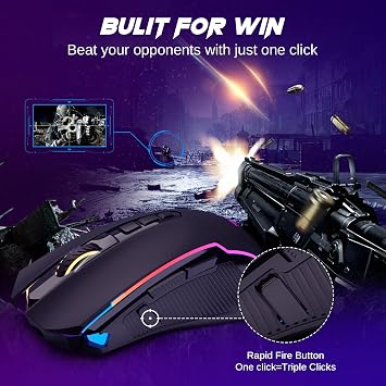 Redragon M914-RGB Tri-Mode Wireless Gaming Mouse