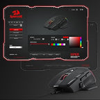 Redragon M925 Wired Gaming Mouse – 24,000 DPI 10 Programmable Buttons