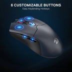 Redragon M995GB-LIT FYZU Lite Tri-Mode Wireless Gaming Mouse – 10K DPI 51g Ultra-Light