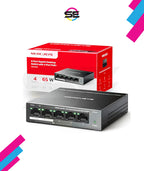 Mercusys MS105GP 5-Port Gigabit Desktop Switch with 4-Port PoE+