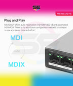 Mercusys MS105GP 5-Port Gigabit Desktop Switch with 4-Port PoE+