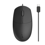 رابو N100C ماوس سلكي بصري، اتصال USB-C، بدقة 1000 نقطة في البوصة.