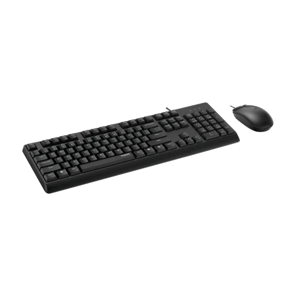 مجموعة رابو X130PRO من الفأرة البصرية واللوحة السلكية 1000DPI.