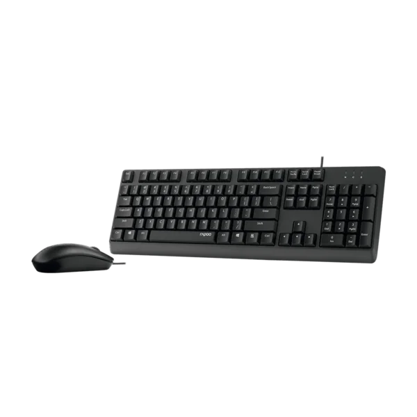 مجموعة رابو X130PRO من الفأرة البصرية واللوحة السلكية 1000DPI.