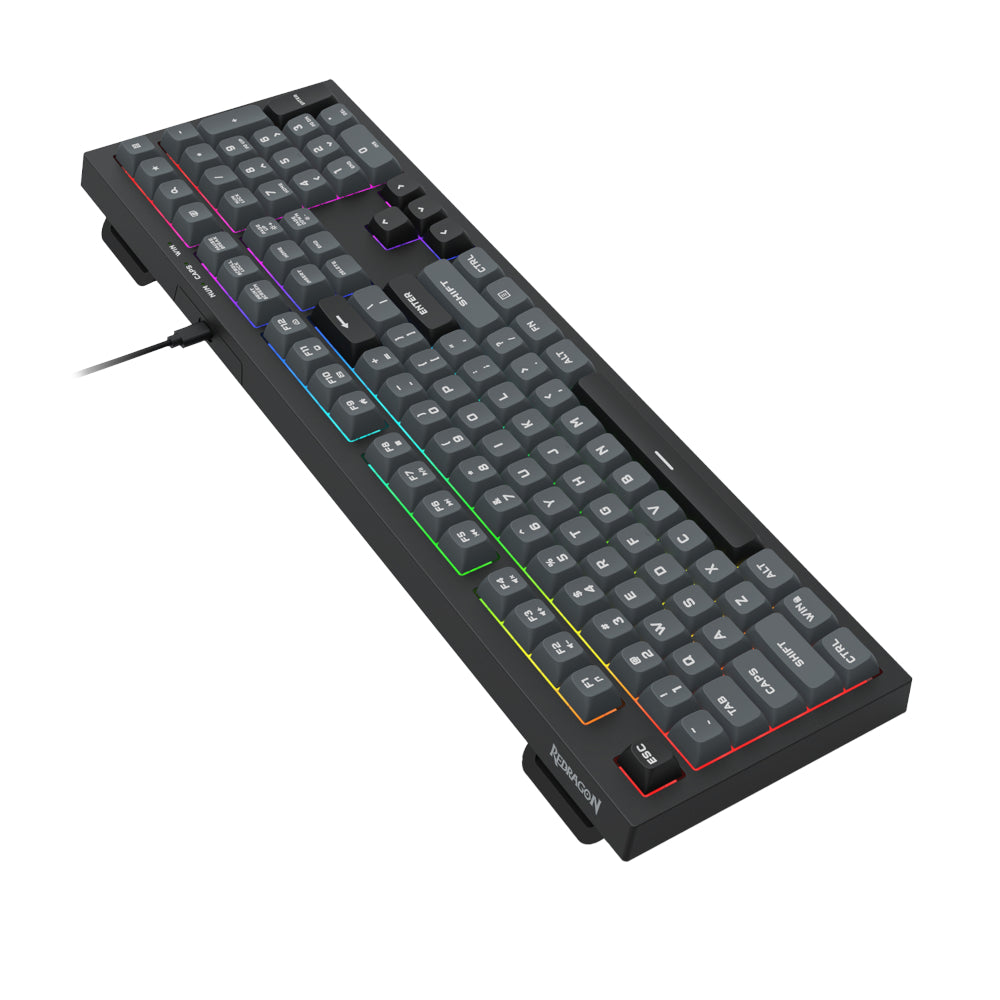 Redragon K518 CRUX RGB Wired Membrane Gaming Keyboard – 108 Keys