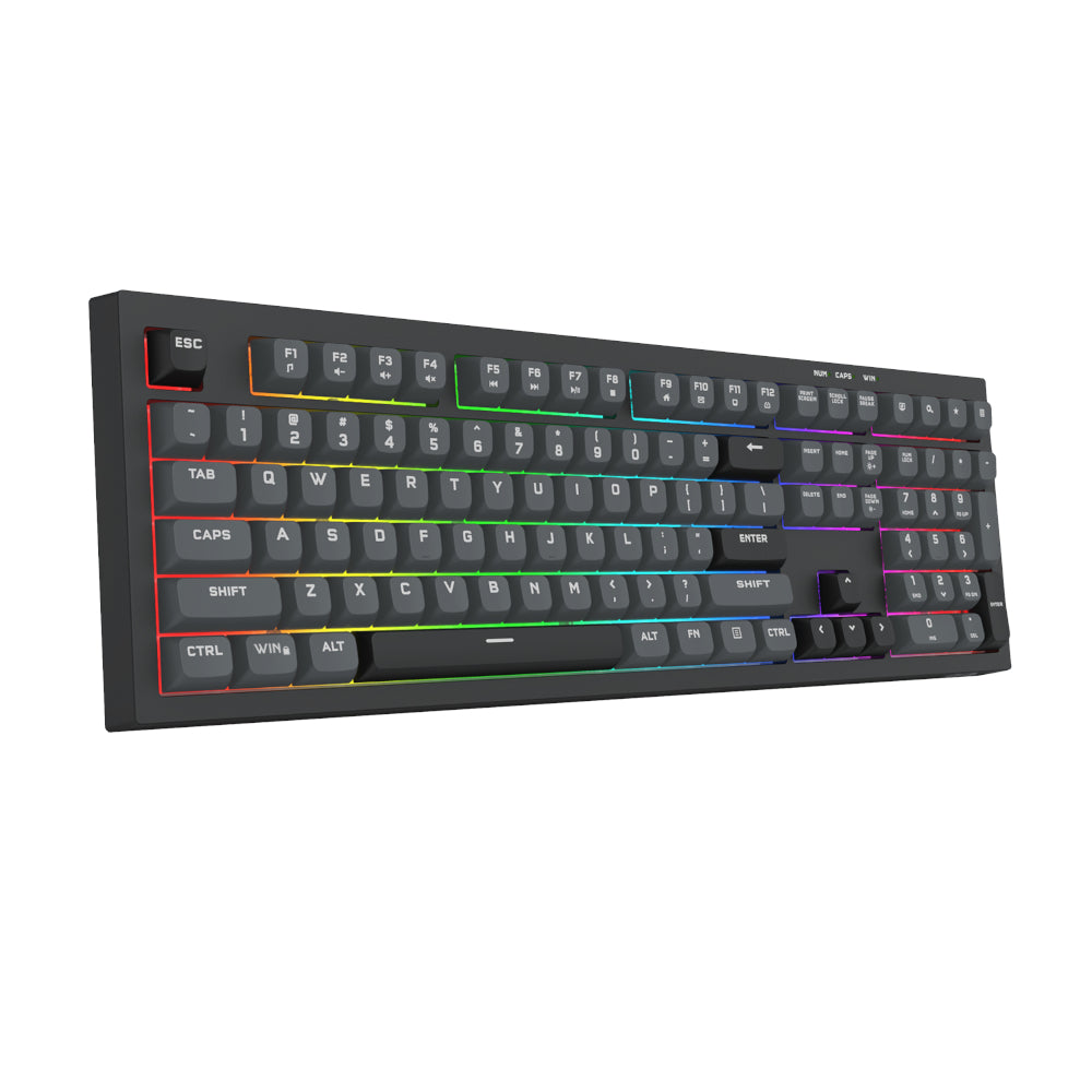 Redragon K518 CRUX RGB Wired Membrane Gaming Keyboard – 108 Keys