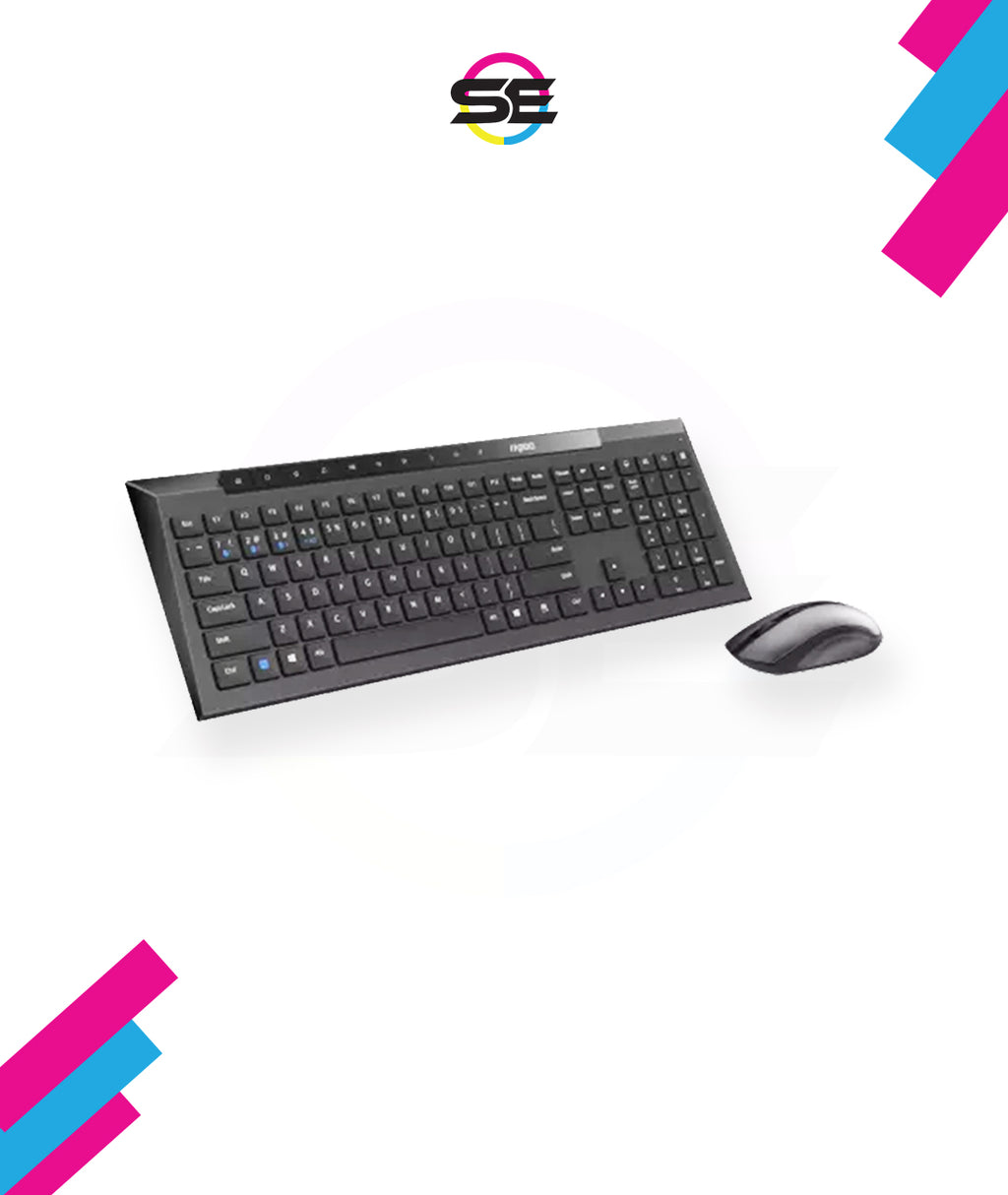 Rapoo 8210M Multi-mode Wireless Keyboard & Mouse Combo