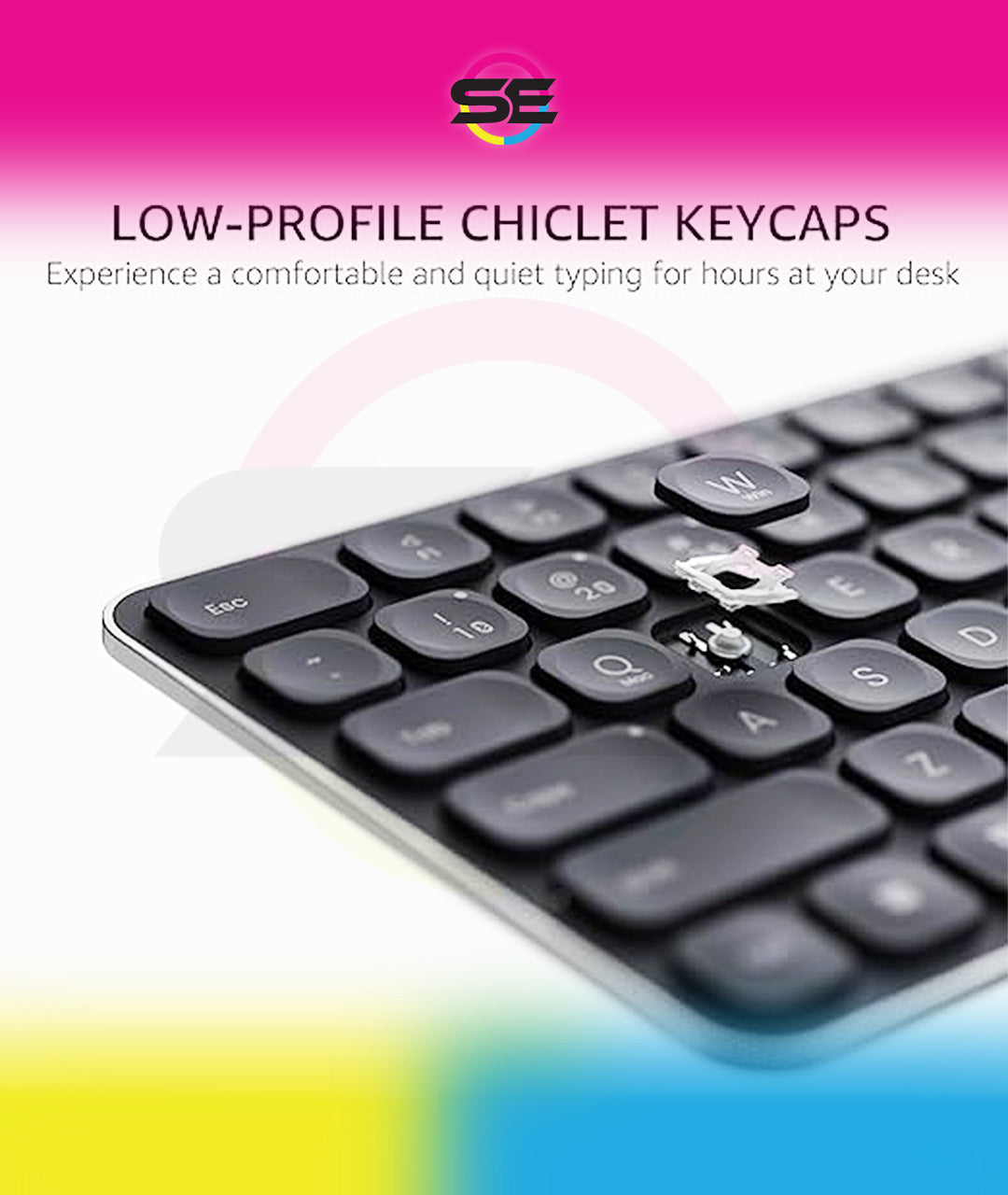 Rapoo 9560M Multi-mode Wireless Ultra-slim Keyboard & Mouse Combo