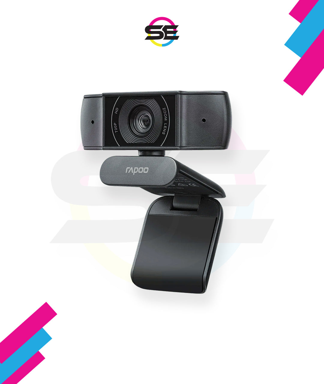 Rapoo C200 HD 720P Web Camera with Noise-Canceling Microphone