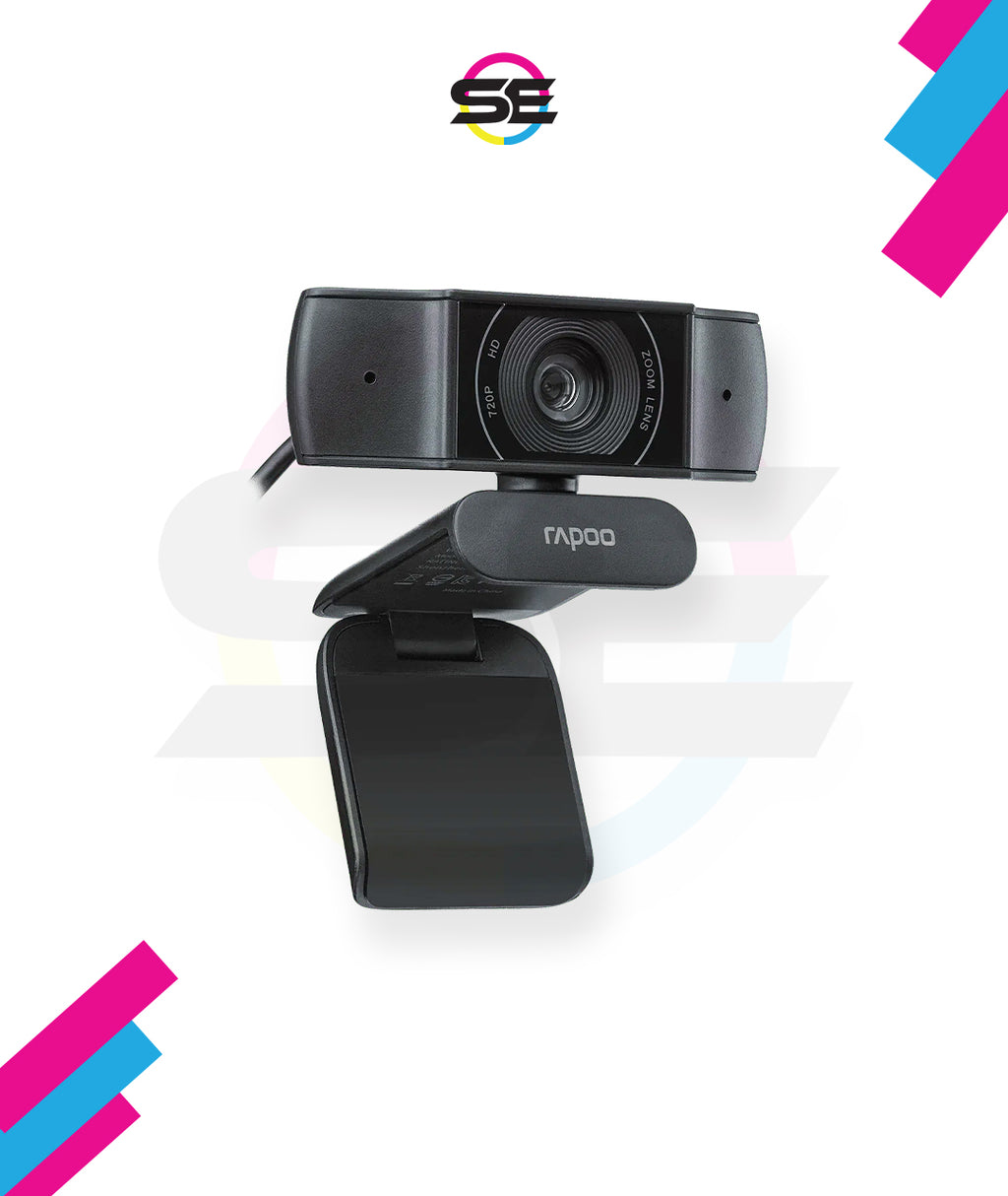 Rapoo C200 HD 720P Web Camera with Noise-Canceling Microphone