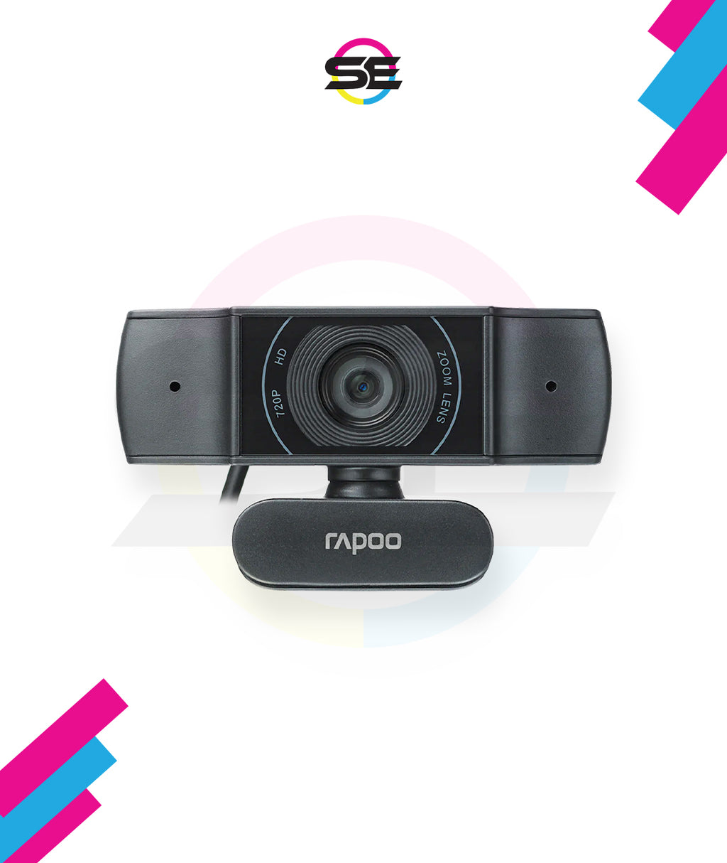 Rapoo C200 HD 720P Web Camera with Noise-Canceling Microphone