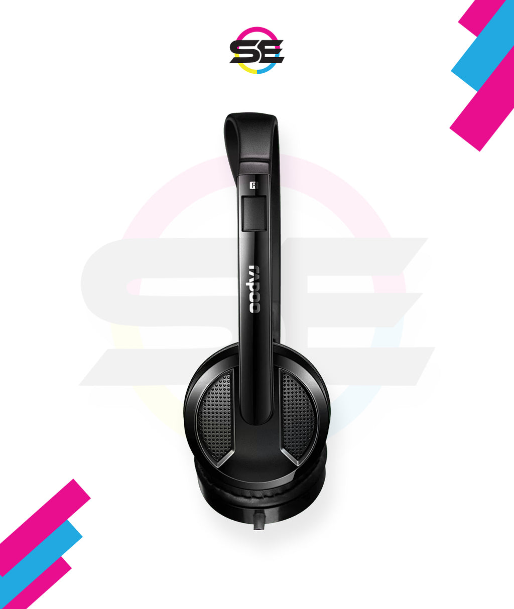 Rapoo H100 Wired Stereo Headset with Noise-Canceling Mic