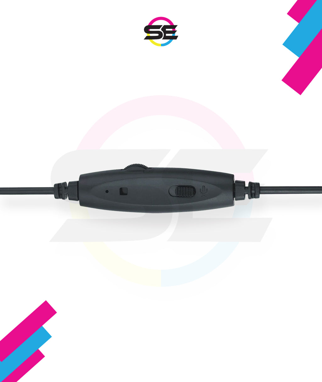 Rapoo H100 Wired Stereo Headset with Noise-Canceling Mic