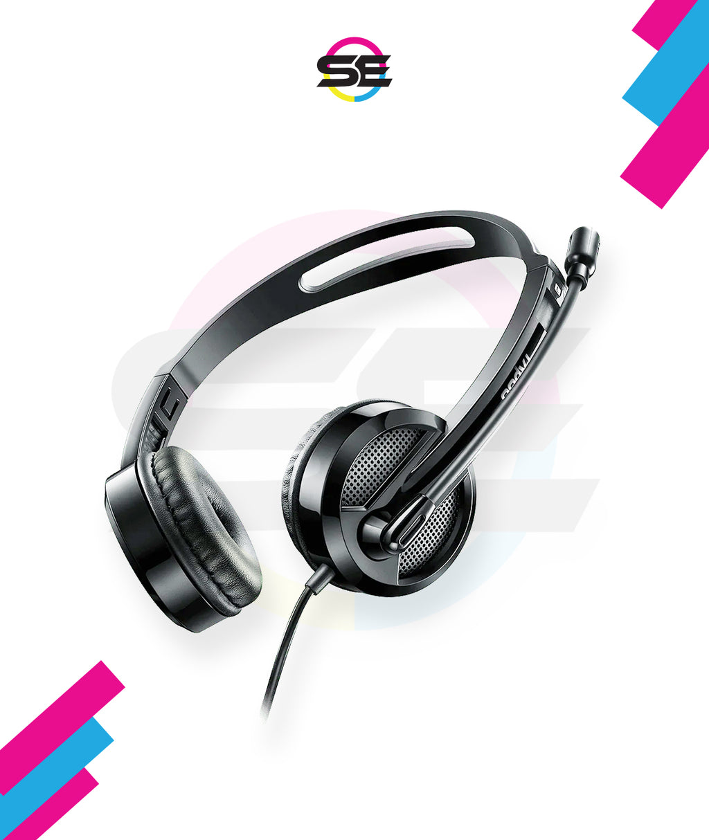 Rapoo H100 Wired Stereo Headset with Noise-Canceling Mic