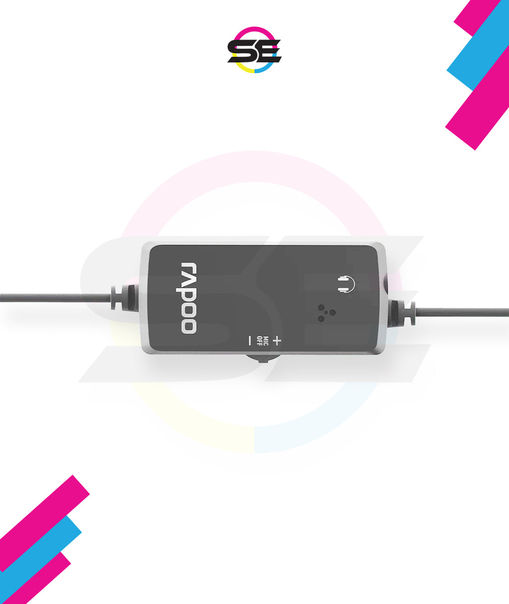 Rapoo H120 Wired USB Stereo Headset with Noise-Reduction Mic
