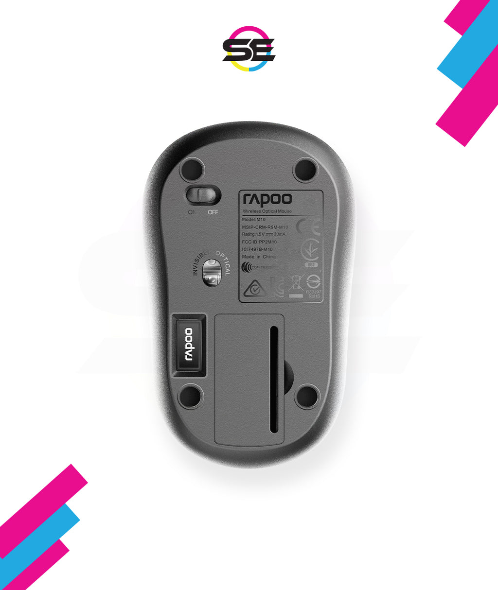Rapoo M10 Silent Wireless Optical Mouse