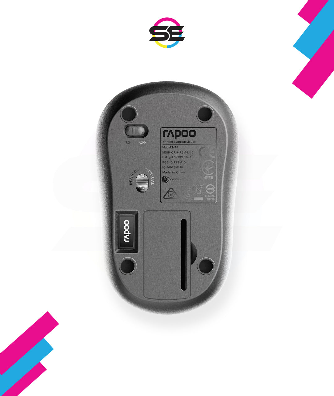 Rapoo M10 Silent Wireless Optical Mouse