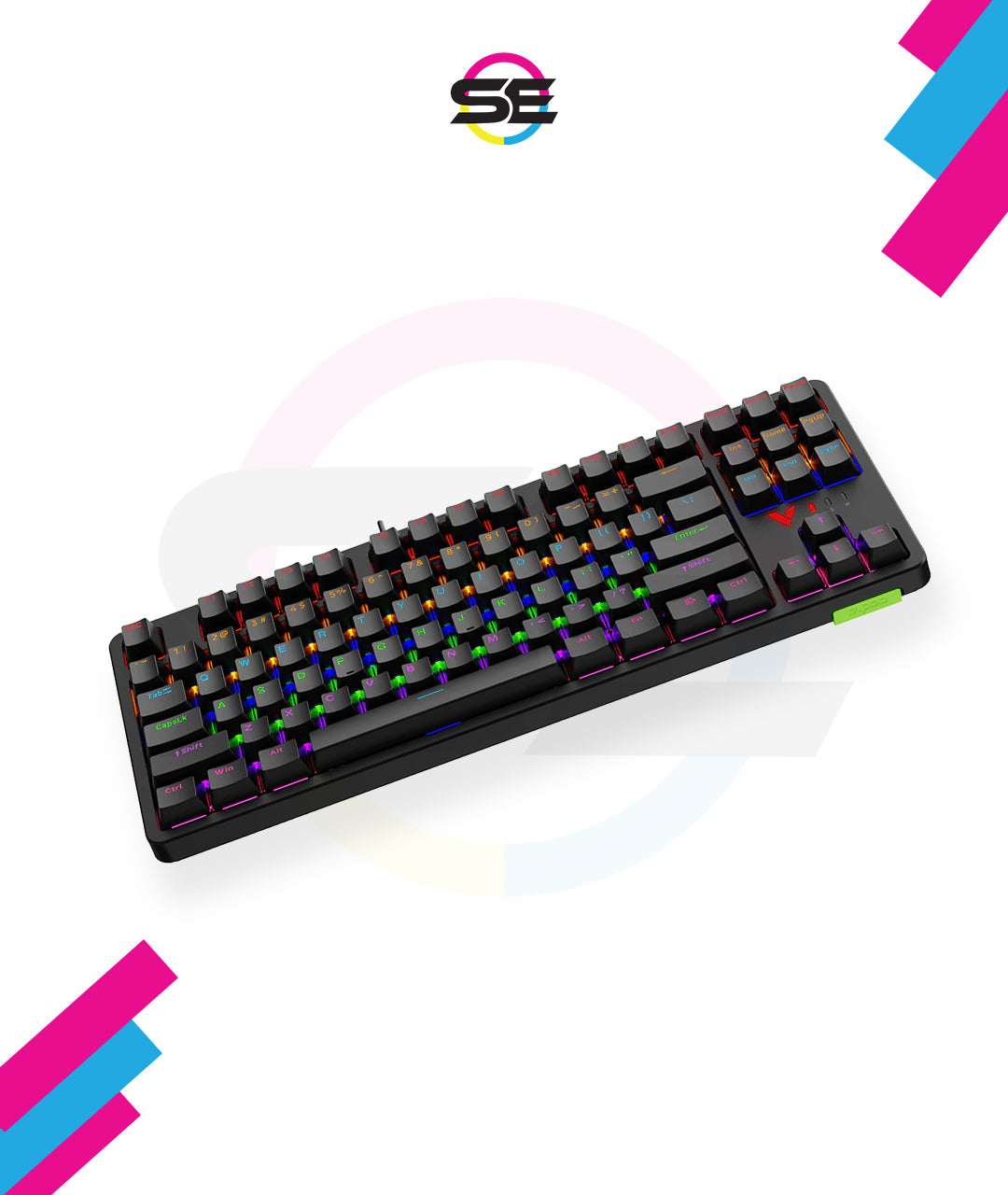 Rapoo V500PRO-87 2024 Backlit Mechanical Gaming Keyboard TKL