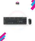 Rapoo X130PRO Wired Optical Mouse & Keyboard Combo 1000DPI