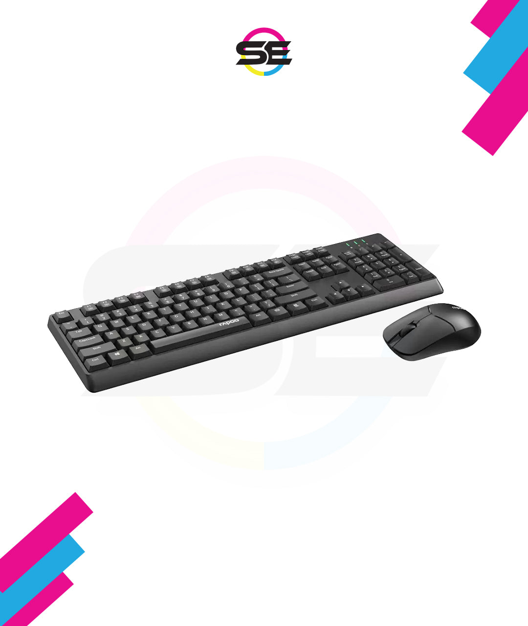 Rapoo X1500 Wireless Optical Mouse & Keyboard Combo 1200DPI